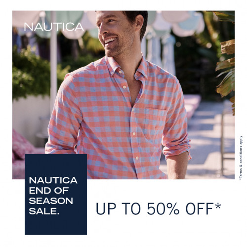 Nautica has started its EOSS with Upto 50% off